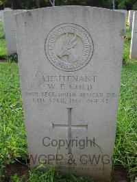 Dar Es Salaam War Cemetery - Gold, William Ernest